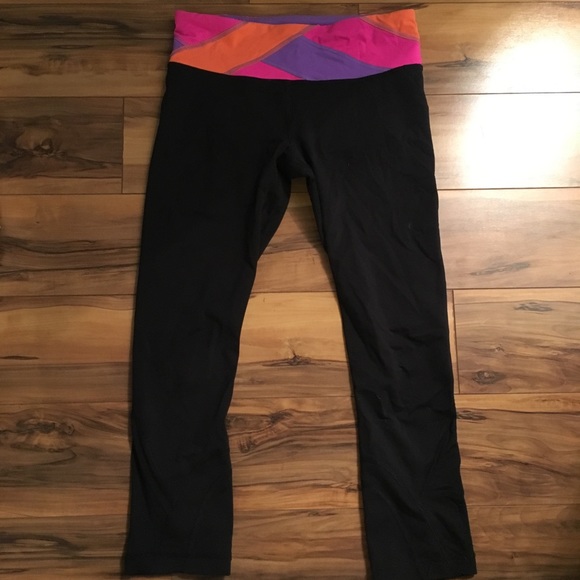 Lululemon Wunder Under Crop Leggings (Size 4) - Picture 2 of 3